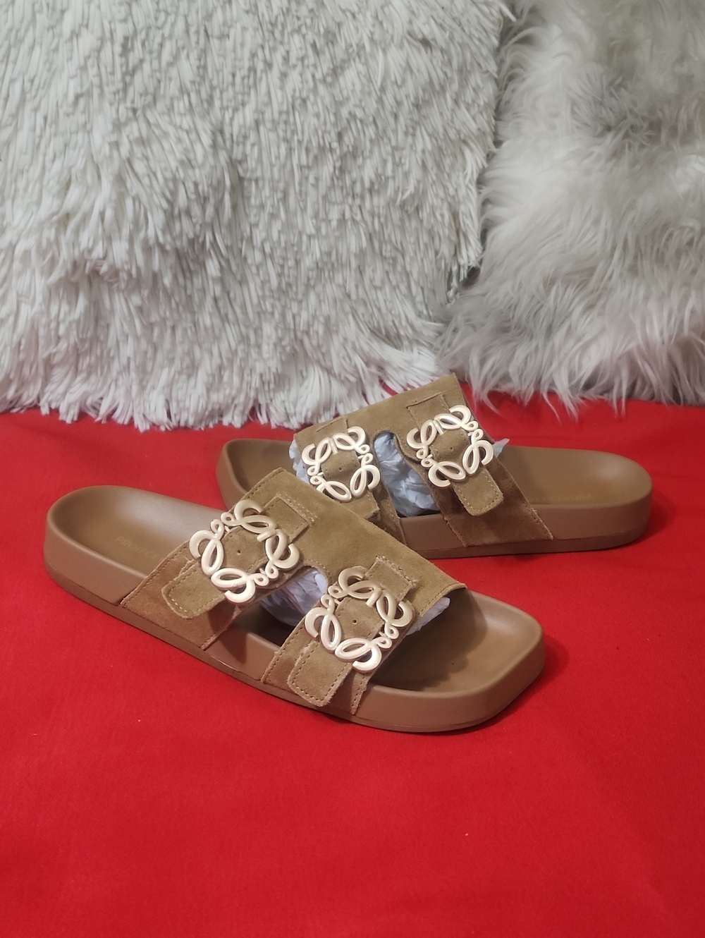Project Cloud 100% Genuine Leather Womens slides Sandals